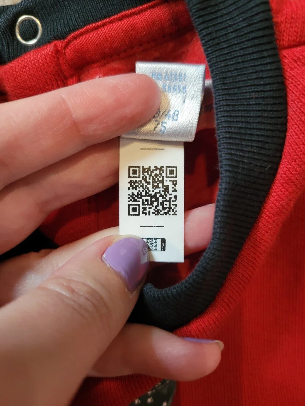 Ralph Lauren Polo Bear Fleece Sweatshirt 9M Red